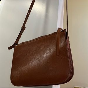Madewell chestnut brown crossbody